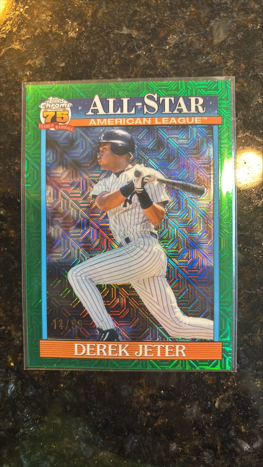 2026 Topps Series 2 Derek Jeter Green Mojo All-Star /99 New York Yankees Legend