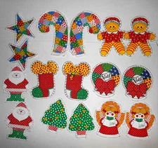 Spring Mills Country Toy Christmas Ornaments Pre-Cut Fabric Panel 1976 Vintage