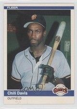 1984 Fleer Chili Davis #370 0c4