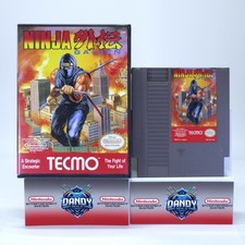 Ninja Gaiden con custodia di ricambio - testato - NES