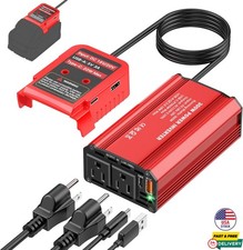 300W Power Inverter for Milwaukee M18 Battery DC 18V to AC 110V Battery Convert