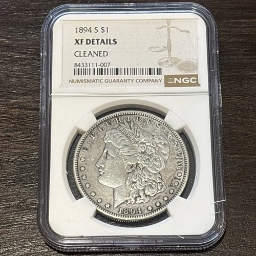 1894 S MORGAN • NGC CERTIFIED XF DETAILS • LOW MINTAGE KEY DATE • TONED BEAUTY