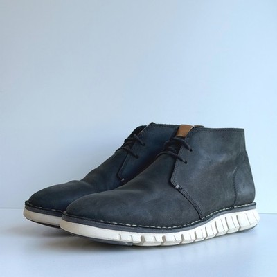 Cole Haan Men\'s Zerogrand Chukka Boots in Blue Suede Cole Haan Men main image 3