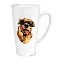 Gift Base Rude Mum Dad Tasse Becher 17Oz Groß Latte, Keramik Weiß