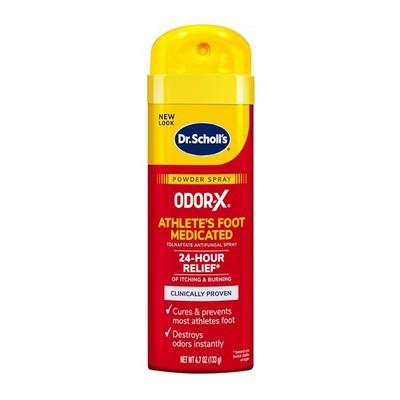 Dr. Scholl's ODOR-X Medicated Powder Spray 4.7oz