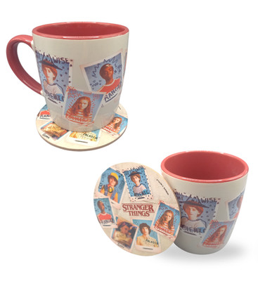   Stranger Things    Keramiktasse mit Untersetzer | Motivtasse | Merchandise