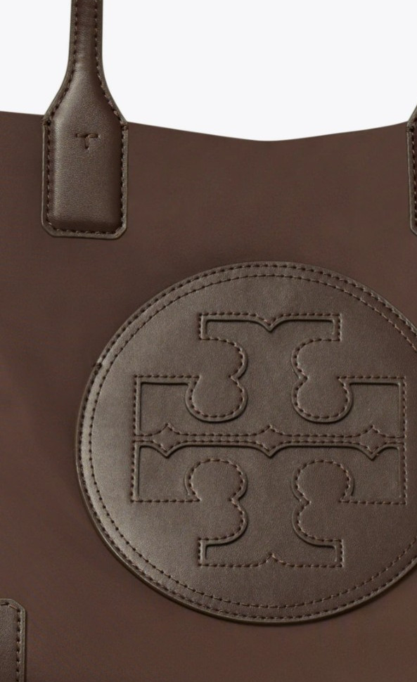 NWT Tory Burch ELLA Small Lightweight Nylon Tote Tempranillo #88578-616 thumbnail 3