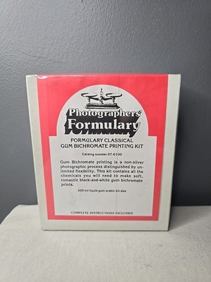 Photographers' Formulary Classical Bichromate Printing Kit SEALED NOS 