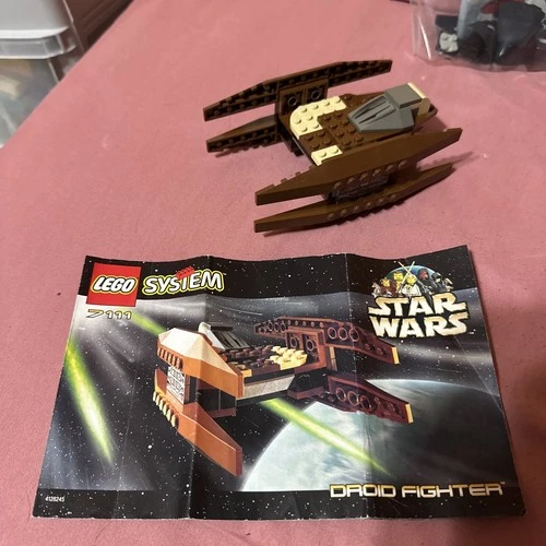 Star Wars Lego 7111 DROID FIGHTER + Manual RARE Retired COMPLETE