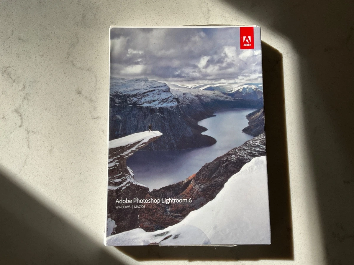 Adobe Photoshop Lightroom 6 para Win/Mac versión completa al por menor auténtico