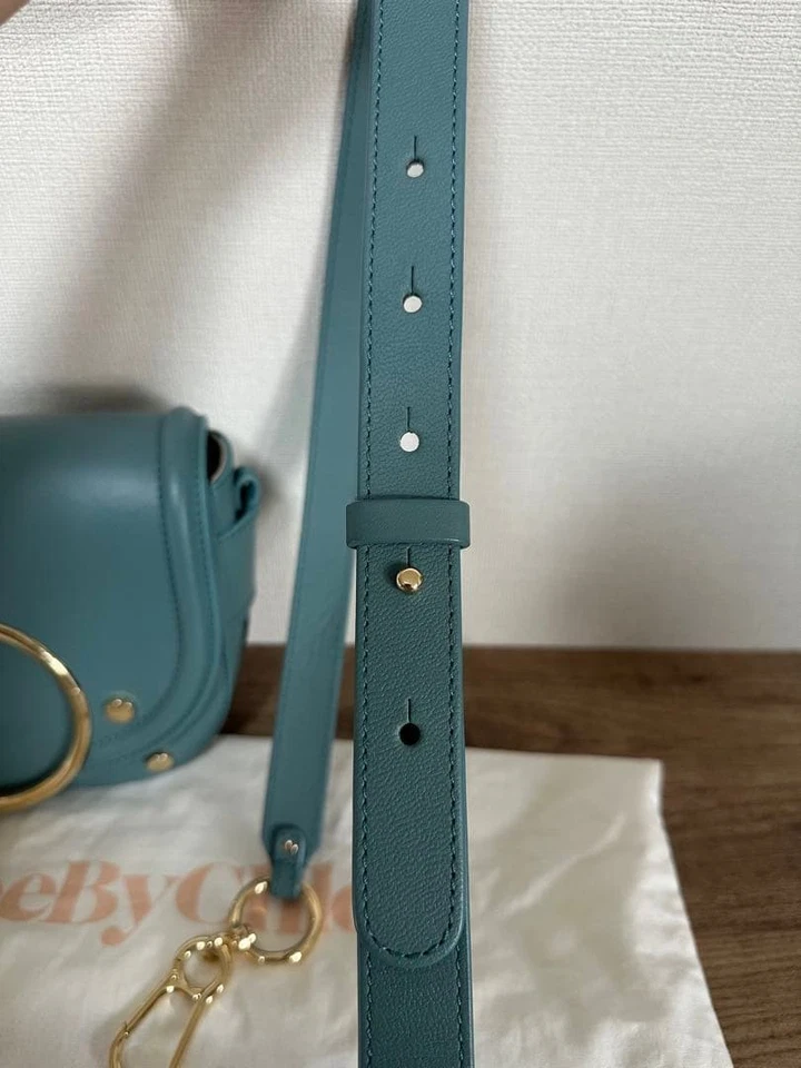 See by Chloe Mara наплечная сумка - стильный синий кожаный сумка через плечо для женщин - Изображение 4 из 4