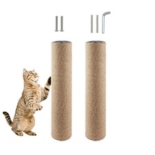 2 PCS Natural Sisal Cat Scratching Post Replacement Pole 15.7 x 3.1 In M8