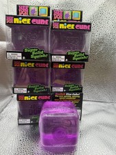 Nee Doh Nice Cube - Super Solid Squish  purple - Brand New