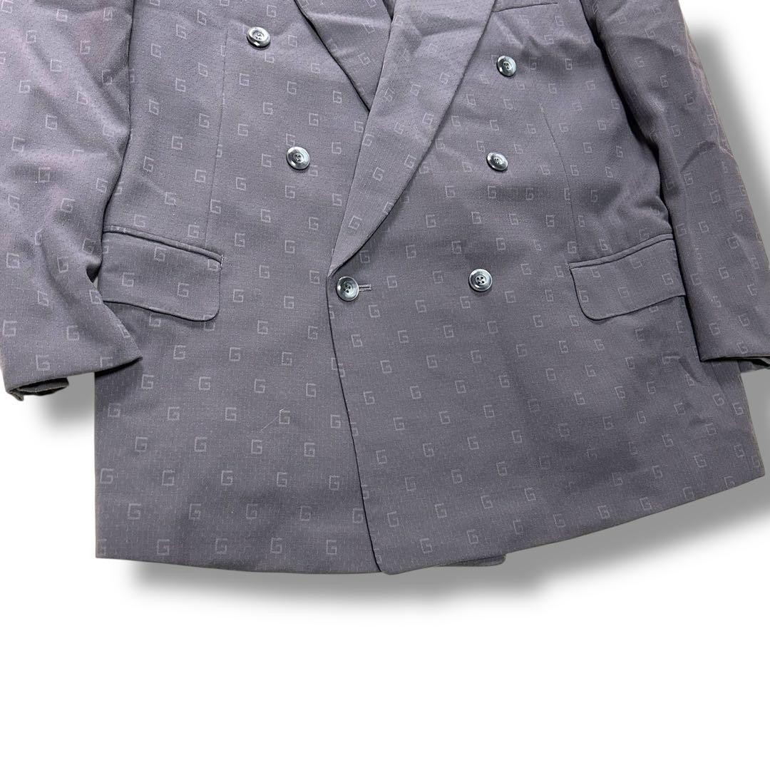 Givenchy G all over pattern suit setup double gray - image 4