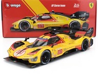 Burago 1/18 Ferrari 499P 24H Le Mans 2024 Kubica Statisches Modell Diecast