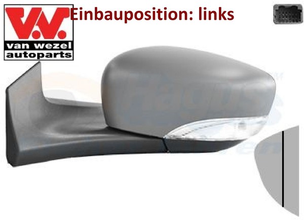 VAN Wezel 4406807 AußEnspiegel Links Spiegel AußEn FüR Renault-image