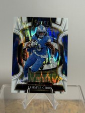 2025 Panini Select - Concourse Jahmyr Gibbs #71 White Shock Prizm /799