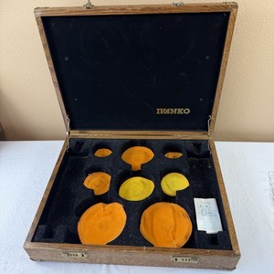 RARE IVANKO weight plate storage box combination wood box 1980s limited piece