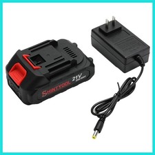 21v Lithium Battery - 2.0 Ah Battery with Charger Adapter Led Indicator Compa...