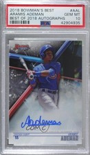 2018 Bowman's Best of Aramis Ademan #B18-AAL PSA 10 GEM MT Auto 8d2