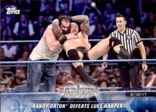 2018 Topps WWE Road To Wrestlemania #72 Randy Orton Defeats Luke Harper