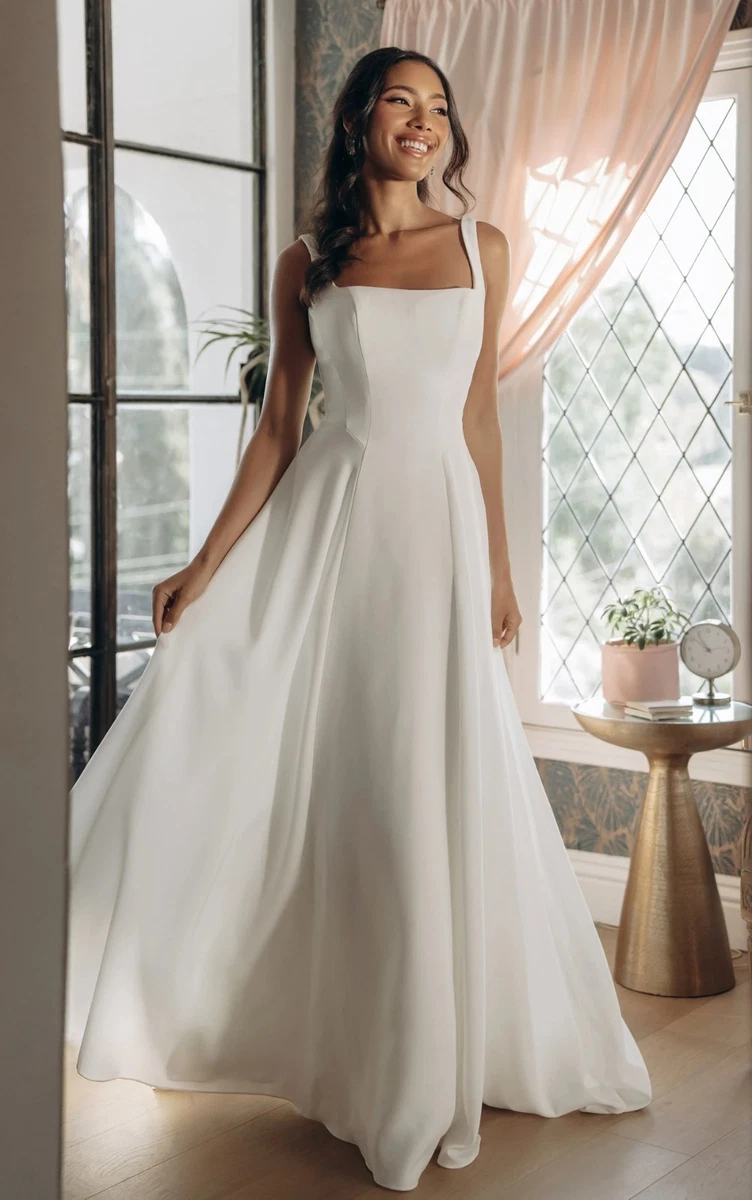 a line wedding dress ebay A-Line Wedding Dresses for sale