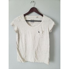 Jack Wills fullford pocket scoop neck short sleeve marled white tshirt