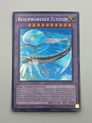 Yu-Gi-Oh Einzelkarte Beschworener Elysium bespielt