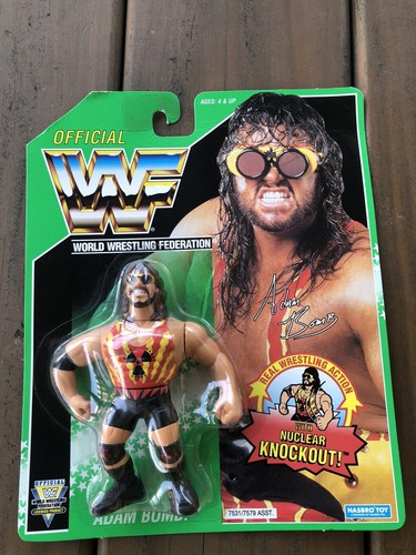 Vintage Wrestling Figure WWF  Hasbro ADAM BOMB   1...