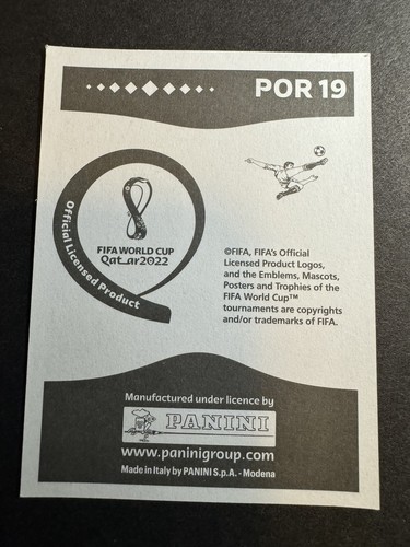 2022 Fifa World Cup Qatar Sticker Diogo Jota #POR19 Portugal - 第 2/2 張圖片