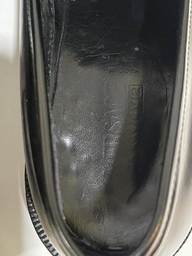 Versace Classic V2 Vintage Cowhide Shoes Men Size 44 1/2 Very Rare - Picture 14 of 14
