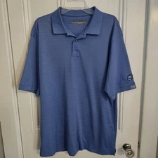 Cutter & Buck Men's Large CB Dry Tec Willowbrook CC Golf Shirt Pima Cotton Blend
