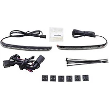 Ciro 40039 Bag Blades Accent Lights Red Turn Signals for 10-13 FLHX/FLTRX