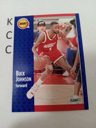 1991 Fleer Basketball #75 Buck Johnson Houston Rockets | eBay