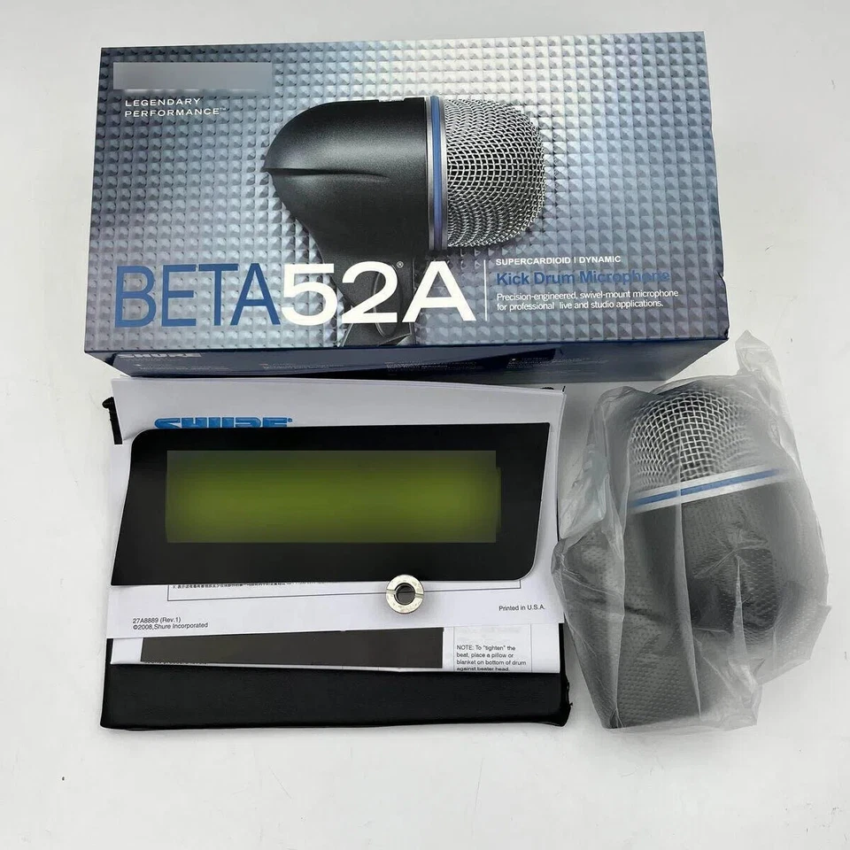 Beta 52A Supercardioid Dynamic Microphone Kick Drum New US Stock - Image 2 of 4