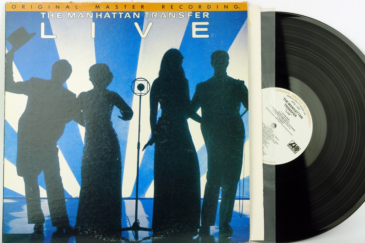 MFSL * LIVE* THE MANHATTAN TRANSFER * MFSL 1-022 * 1/2 SPEED