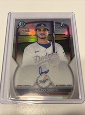 2023 Bowman Chrome - Prospect Autographs Refractor #CPA-OO Oswaldo Osorio /499  