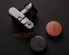 Cow Leather Lens Cap Case Cover for Leica Q3 Q2 Q/QP Camera Milicase Handmade