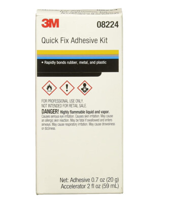 Plastic Rubber Metal Quick Bond Drop and Spray Quick-Fix Adhesive Glue 3M