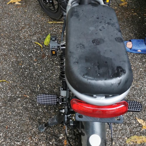 Repose-Pieds Arrière Pliables Vélo Électrique - Alliage Aluminium - Antidérapant - Noir - Lot De 2