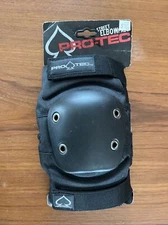 PRO-TEC Street ELBOW Pads Small Black Skateboard Roller Derby Skate Sk8