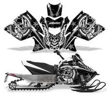 Snowmobile Full Graphics kit Decal for Arctic Cat ZR200 2018-2024 HAVOC WHITE