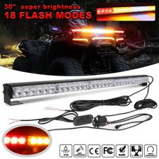 30 Rear Chase Warning Light Bar Braketurnstrobe For Offroad Utv Polaris Rzr