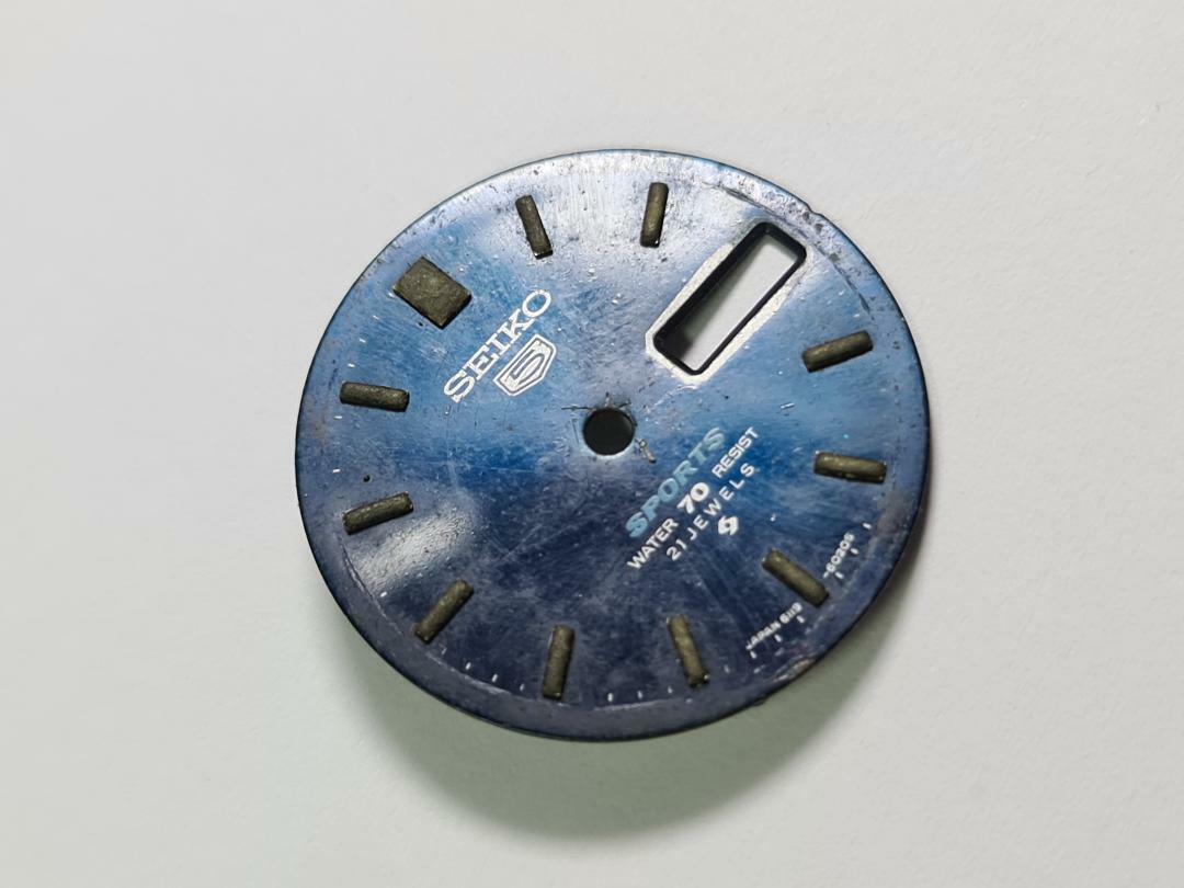GENUINE USED BLUE DIAL SEIKO 5 SPORTS 6119-6020 6119-6023 WATER