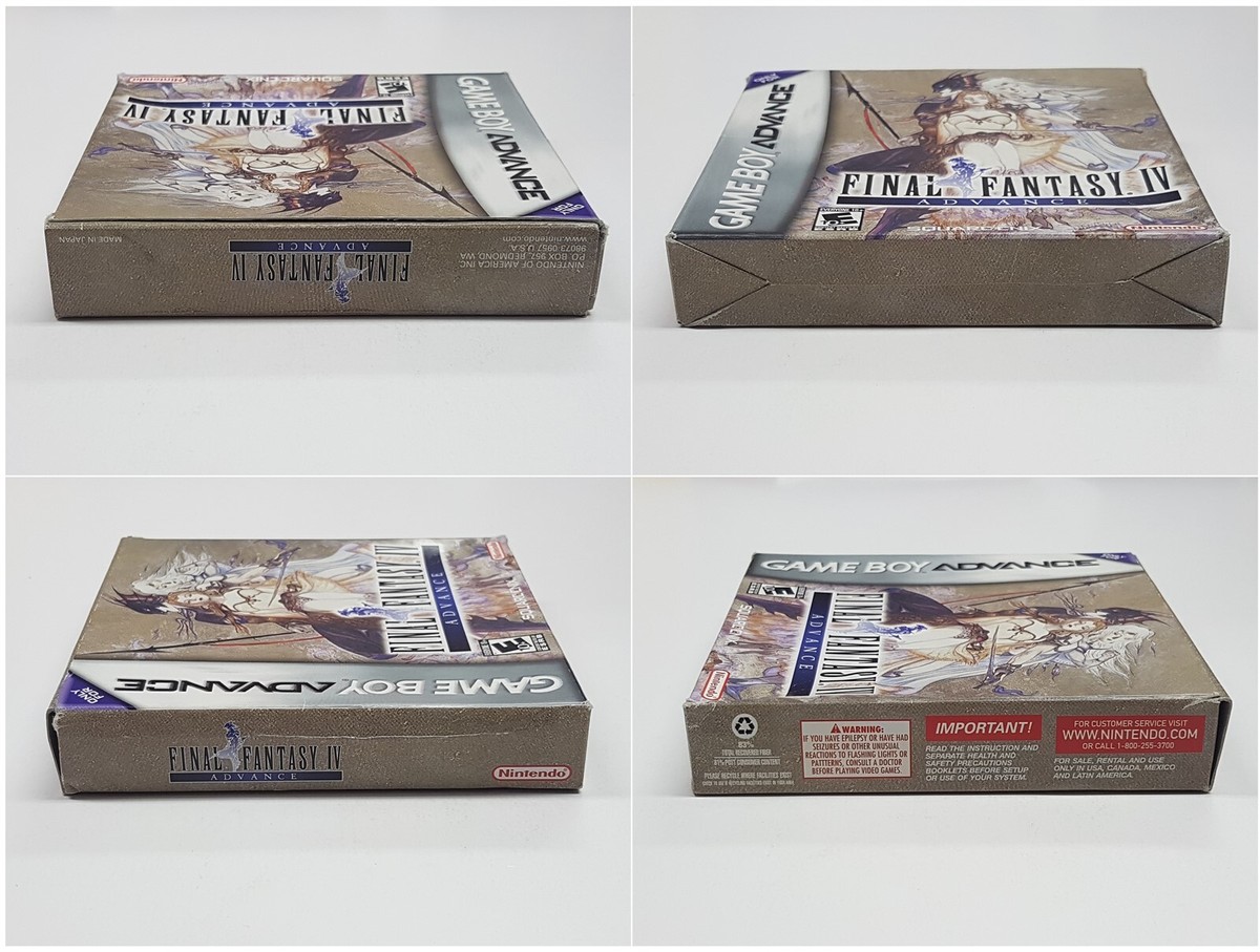 Final Fantasy IV Nintendo Game Boy Advance Box (No Game/No Manual