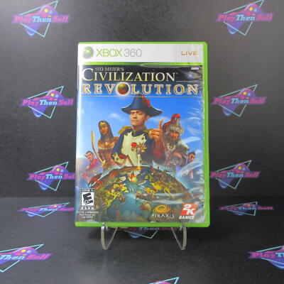 Sid Meier's Civilization Revolution Xbox 360 - 1 Year Warranty Game & Case