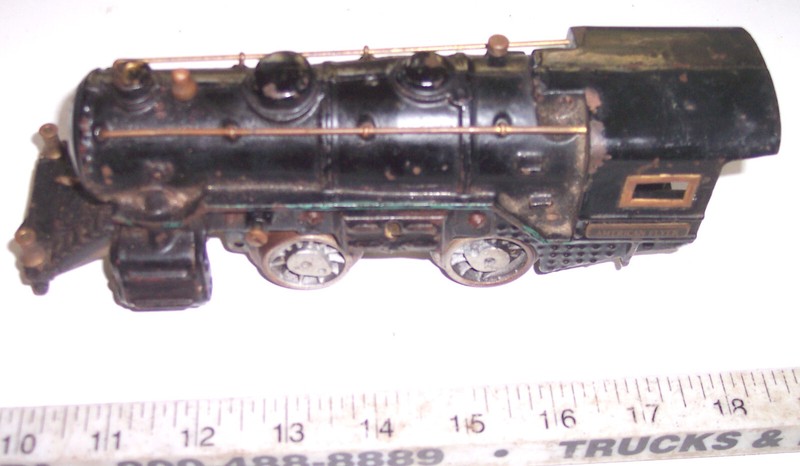 Gilbert American Flyer O Prewar 3194 Steam Engine 0-4-0 Locomotive, For Parts