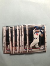 2020 bowman chrome Jacob Amaya 8 card lot
