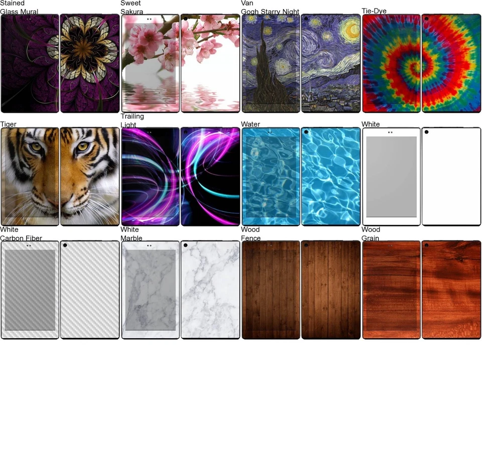 Choose Any 1 Vinyl Decal/Skin for Amazon Kindle Fire HD 8 7th Gen - Free US Ship - Image 4 of 4