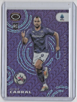 Arthur Cabral RC Fiorentina Dynagon Purple Mojo SP 2022-23 Panini Chronicles